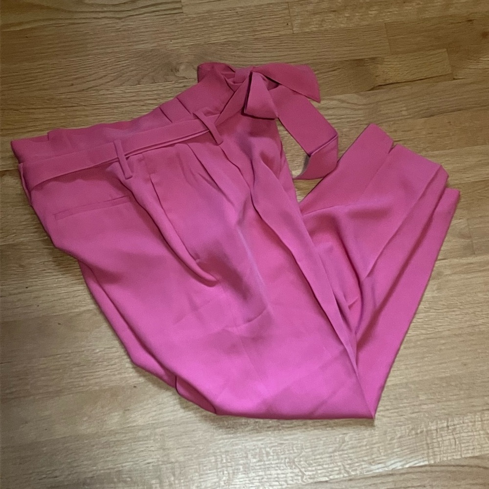 Boden paperbag belted trousers